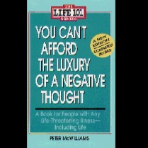 This is an upbeat, accesible book about the power of positive thought - and about how negative thinking can wreck lives. Negative thinking is seen as a debilitating illness that will slowly kill your spirit - and for some people lead to actual physical disease.