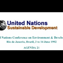Agenda 21 is a non-binding, voluntarily implemented action plan of the United Nations with regard to sustainable development. It is a product of the UN Conference on Environment and Development (UNCED) held in Rio de Janeiro, Brazil, in 1992. It is an action agenda for the UN, other multilateral organizations, and individual governments around the world that can be executed at local, national, and global levels. The "21" in Agenda 21 refers to the 21st Century. It has been affirmed and modified at subsequent UN conferences.
